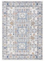 Safavieh Tulum TUL660A Ivory Grey - Blue Rust Area Rug