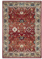 Lauren Ralph Lauren Ines Lrl1293C Red / Beige Area Rug