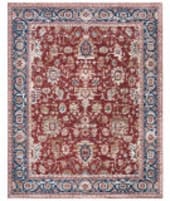 Lauren Ralph Lauren Bennet Lrl1341R Red / Dark Blue Area Rug