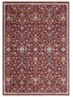 Lauren Ralph Lauren Machine Made Lrl1402Q Red - Ivory Area Rug