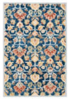 Safavieh Metro Met104M Blue / Orange Area Rug