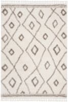 Safavieh Moroccan Fringe Shag Mfg333B Ivory / Beige Area Rug