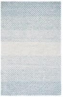 Safavieh Micro-Loop Mlp353M Blue / Ivory Area Rug