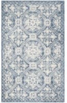 Safavieh Micro-Loop Mlp606M Blue / Ivory Area Rug