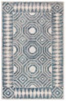 Safavieh Micro-Loop Mlp639A Ivory / Blue Area Rug