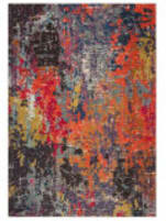 Safavieh Monaco Mnc266M Blue / Orange Area Rug