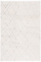 Martha Stewart Lucia Shag Msr0727F Light Grey / White Area Rug