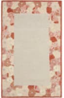 Martha Stewart Poppy Border Msr3629C Cayenne Red Area Rug