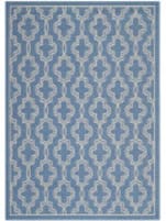 Martha Stewart Machine Made MSR4274-243 Blue / Beige Area Rug