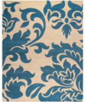 Martha Stewart Barcelona Msr4546A Blue Suede Area Rug