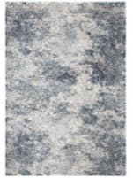 Martha Stewart Cosmopolitan Msr692M Cream / Blue Area Rug