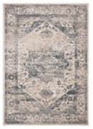 Martha Stewart Jackson Oregon Msr868A Ivory / Blue Area Rug