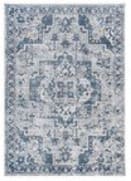 Martha Stewart Machine Made Msr883N Navy / Ivory Area Rug