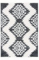 Safavieh Moroccan Tassel Shag Mts652H Dark Grey / Ivory Area Rug