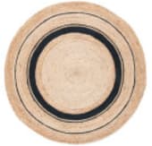 Safavieh Natural Fiber Nf120Z Black / Natural Area Rug