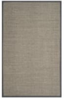 Safavieh Natural Fiber Nf151A Natural - Dark Grey Area Rug