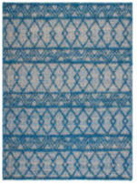 Safavieh Natural Fiber Nf221M Blue / Natural Area Rug