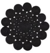 Safavieh Natural Fiber Nf363D Black Area Rug