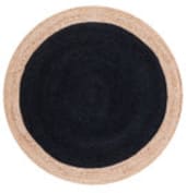 Safavieh Natural Fiber Nf801Z Black / Natural Area Rug