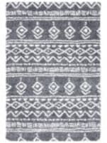 Safavieh Parma Shag Pma544H Charcoal / Ivory Area Rug