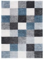 Safavieh Retro Ret558F Grey / Blue Area Rug