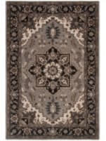 Safavieh Royalty Roy700G Silver / Charcoal Area Rug