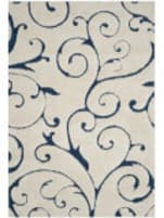 Safavieh Florida Shag Sg455-1165 Cream / Blue Area Rug