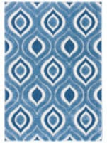 Safavieh Florida Shag Sg461-6012 Blue / Ivory Area Rug