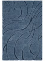 Safavieh Florida Shag Sg471-6065 Light Blue / Blue Area Rug