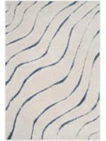 Safavieh Florida Shag Sg472-1165 Cream / Blue Area Rug