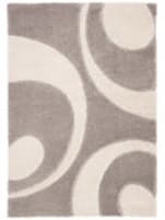 Safavieh Florida Shag Sg474-8011 Grey / Ivory Area Rug