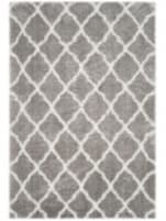 Safavieh Indie Shag Sgi322B Grey / Ivory Area Rug