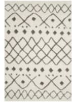 Safavieh Sparta Shag Spg510C Ivory / Grey Area Rug