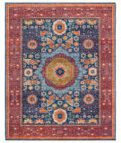 Safavieh Samarkand Srk166P Red / Blue Area Rug