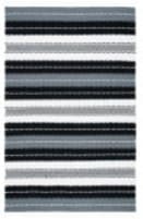 Safavieh Striped Kilim Stk103Z Black / Ivory Area Rug
