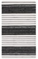 Safavieh Striped Kilim Stk207Z Black / Ivory Area Rug