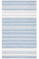 Safavieh Striped Kilim Stk503A Ivory / Blue Area Rug