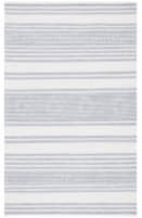 Safavieh Striped Kilim Stk511G Silver / Ivory Area Rug