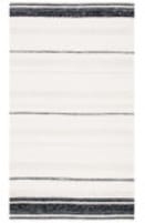 Safavieh Striped Kilim Stk512A Ivory / Black Area Rug