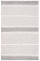 Safavieh Striped Kilim Stk519A Ivory / Grey Area Rug