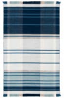 Safavieh Striped Kilim Stk707M Blue / Beige Area Rug