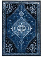 Safavieh Vintage Hamadan Vth201M Blue / Black Area Rug