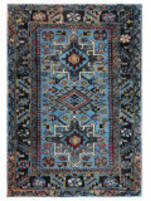 Safavieh Vintage Hamadan Vth211M Light Blue / Black Area Rug