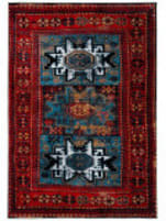 Safavieh Vintage Hamadan Vth213Q Red / Light Blue Area Rug