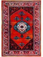 Safavieh Vintage Hamadan Vth262Q Red / Blue Area Rug