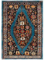 Safavieh Vintage Hamadan Vth265M Blue / Black Area Rug