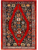 Safavieh Vintage Hamadan Vth265Q Red / Black Area Rug