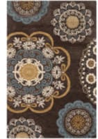 Safavieh Wyndham Wyd611A Eggplant / Multi Area Rug