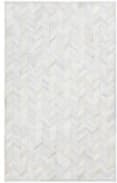 Solo Rugs Cowhide S3339-IVORY  Area Rug