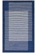 Solo Rugs Flatweave S3361-NAVY  Area Rug